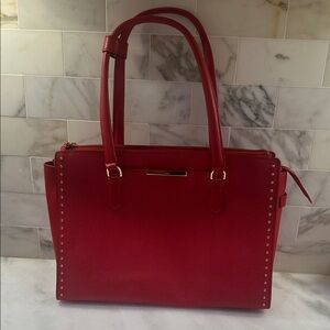 Tumi gold studded business tote RARE! With strap!